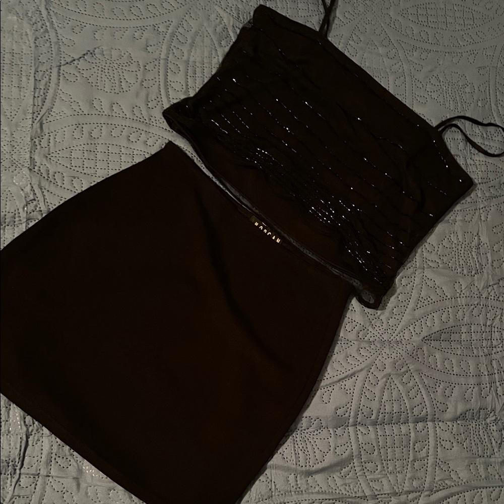 Morgan De Toi DESIGNER original skirt Morgen Tricot top